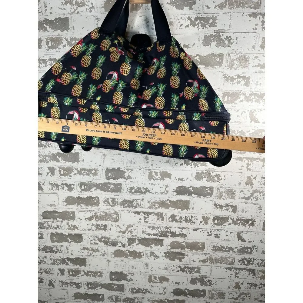 Vera Bradley | roller duffle bag pineapple and parrots